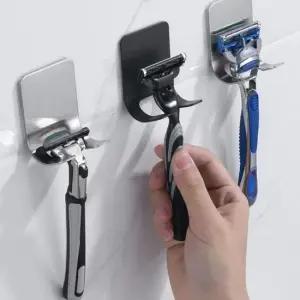 욕실 주방 면도기 거치대 스테인리스 모던 녹슬지 않는 꽂이 세면도구정리 면도기걸이