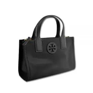 Tory Burch 여성용 146437 엘 골드 하드웨어 미니 나일론 토트백 405 네이비 블루 593721