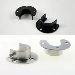 스텐 옷장봉 받침 압축봉 행거 스텐 소켓 행거 부속품 브라켓 옷걸이봉