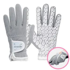 핸즐 따스한 26 여성 겨울 골프장갑 양손 모직 연습 필드