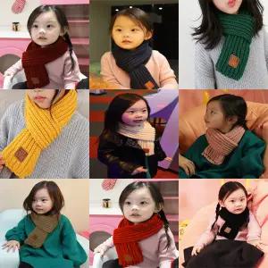 겨울 남녀 유아/어린이용 머플러 귀엽고 착용감 좋은 목도리 쁘띠 니트 넥워머 목워머 미니스카프