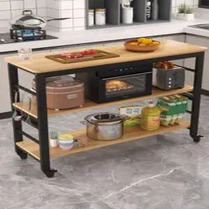 이동식 조리대 테이블 다용도 선반 식탁