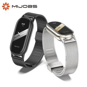 Mi Band 8 9 10 스트랩 스마트 팔찌 밴드 for Xiaomi 손목 Miband 교체 액세서리