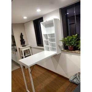 벽걸이형 접이식 식탁 원룸 벽걸이테이블 캐비닛 북유럽 집형 작은 식당 접이식테이블 소형