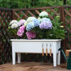 대형 사각 화분 텃밭 화단 플라스틱 베란다 대형사각화분