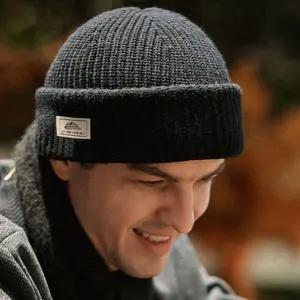 남성 니트 모자 겨울 와치캡 방한 남자 비니 모자 겨울비 등산
