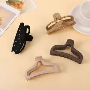 [콩심팥심]Ludia 모던 반원 올림머리 헤어집게핀 4종 세트