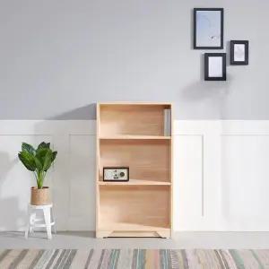 E150 미송원목 3단 오픈책장 600 1color 착불