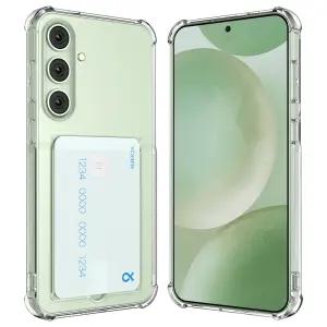 갤럭시 S24 플러스 케이스 투명 카드 수납 젤리