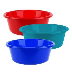 하모니 플라스틱 다라이 PP 컬러 김장 대야 고무 대형 통 500055 세숫 6호