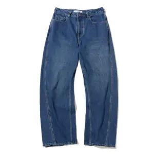시티브리즈 워시드 커브드 와이드 데님 팬츠 BB CTH3DP19 BL