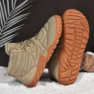 겨울 방한 신발미끄럼 부츠 미니멀 방지 하이킹 방수 앵클 등산장비 여행용 신발야외