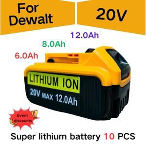 20V 6.0Ah 12.0Ah  새 상품 디월트 호환 전동 공구 교체용 배터리 DCB206 호환