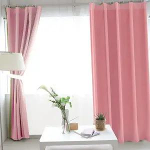 핀형 암막 커튼 사생활 베란다 거실 긴 창 암막 커튼 방한 겨울 창문