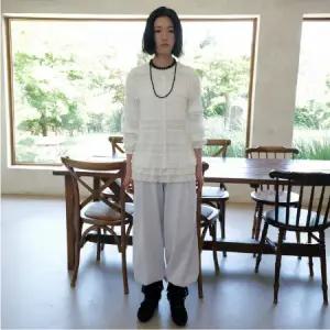 [롯데백화점]써스데이 아일랜드 [여성] 오픈형 레이스 블라우스 T256MBL155W