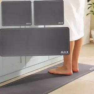 욕실 발 매트 빨아쓰는 논슬립 세탁 규조토 발 매트 건조 신발장