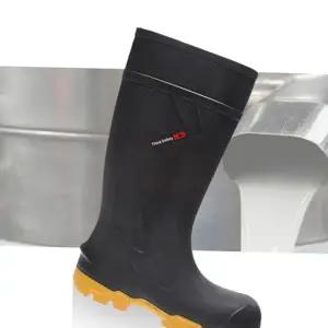 산업용 용안 안전화 내유성 내화학 작업장화 안전장화 방수 남성 폴리우레탄 미끄럼 농업용 남성용 방지