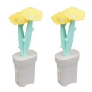 꼬꼬노리 아기 어린이집 스푼 포크 세트 노랑 X2개