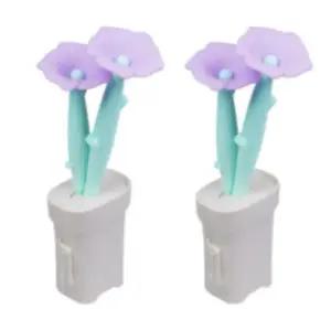 꼬꼬노리 아기 어린이집 스푼 포크 세트 보라 X2개