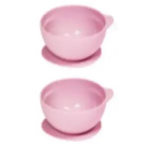 꼬꼬노리 유아 식기 실리콘 흡착볼 간식볼 핑크 X2개