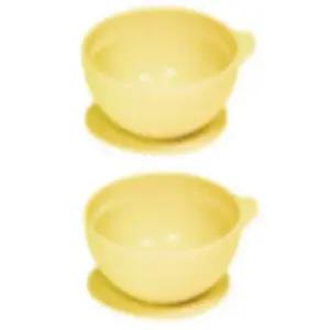 꼬꼬노리 유아 식기 실리콘 흡착볼 간식볼 옐로우 X2