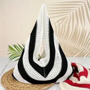 [아도라하우스]어반백 여성니트백 니트 숄더백URB_W025