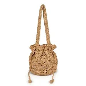 [아도라하우스]어반백 여성숄더/쇼퍼백 니트 뜨개 가방 버킷 숄더백URB_W286