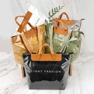 [아도라하우스]어반백 여성숄더/쇼퍼백 종이 비닐 PVC 가방 토트 숄더백URB_W291