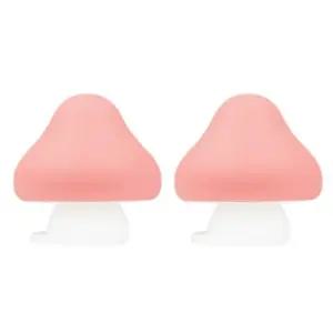 꼬꼬노리 아기 노리개 젖꼭지 쪽쪽이 화이트 핑크 X2