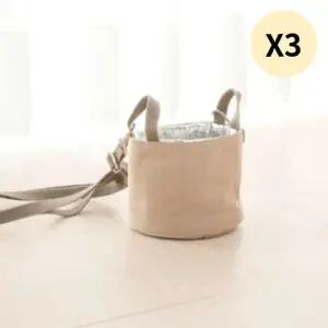 꼬꼬노리 빨대컵 스파우트컵 물병 홀더 올리브 X3개