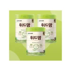 파스퇴르 위드맘 3단계 아기 분유 추천 750g X 3캔