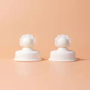 베베락 유아 아기 젖병 빨대컵 실리콘 토퍼 크림 X2개