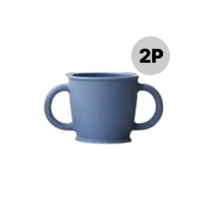 비다하우스 곰돌이 실리콘 머그컵 물컵 블루 2P 추천