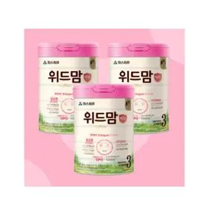 파스퇴르 위드맘 제왕 3단계 아기 분유 추천 750g X 3
