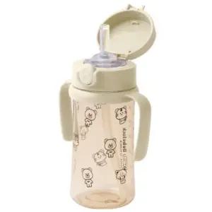 베베락 유아 PPSU 원터치 빨대컵 물병 270ml 크림
