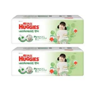 하기스 기저귀 네이처메이드 팬티형 7단계 32매 X 2팩