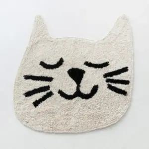 마켓비 아이방 러그 고양이 동물 침대 베이지 55x67cm