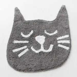 마켓비 아이방 러그 고양이 동물 침대 그레이 55x67cm