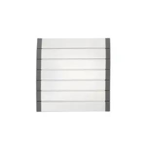 플라팜 우드 접이식 발 매트 욕실 베란다 펄화이트400