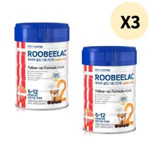 루비락 골든그램 2단계 아기 분유 추천 800g X 6캔