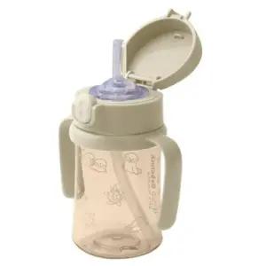 베베락 유아 PPSU 원터치 빨대컵 물병 210ml 크림