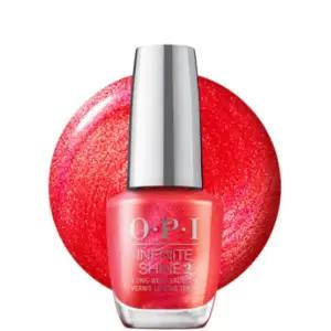 OPI 글리터 매니큐어 인피니트 샤인 레드 젤 광택 D55