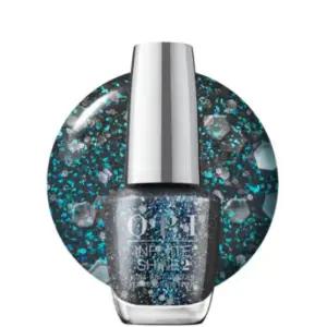 OPI 글리터 매니큐어 인피니트 샤인 블루 블랙 실버