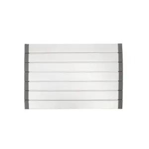 플라팜 우드 접이식 발 매트 욕실 베란다 펄화이트600