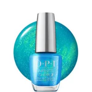 OPI 글리터 매니큐어 인피니트 샤인 젤 에메랄드 블루