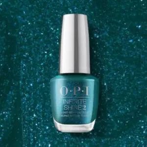 OPI 펄 글리터 매니큐어 인피니트 샤인 에메랄드 그린