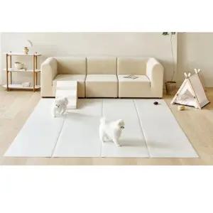 울리 반려동물 폴딩 매트 펫 미끄럼방지 4단 솔리쉬