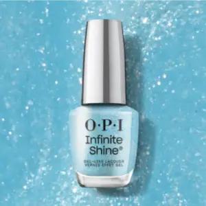 OPI 매니큐어 인피니트 샤인 젤 스카이블루 실버 쉬머