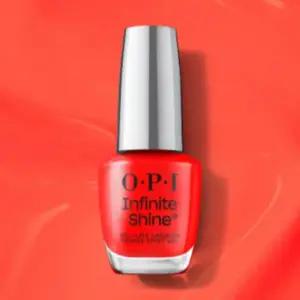 OPI 인피니트 샤인 매니큐어 젤리 레드 오렌지 반투명