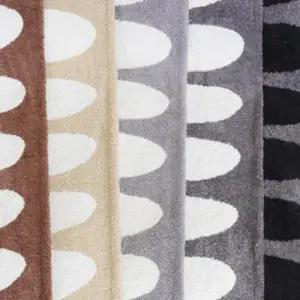 홈앤하우스 소프트 주방 욕실 발 매트 타원형 브라운L